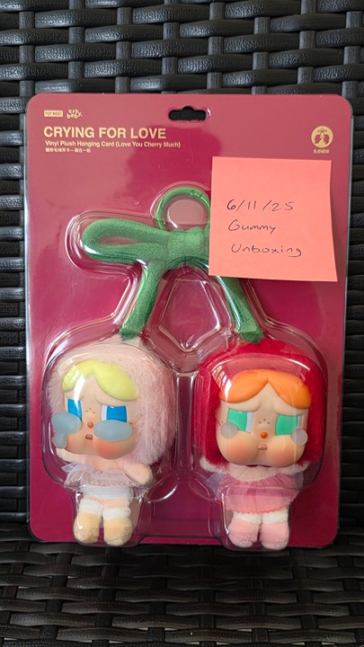 Crybaby Crying for love Plush Love You Cherry Much Vinyl Plush