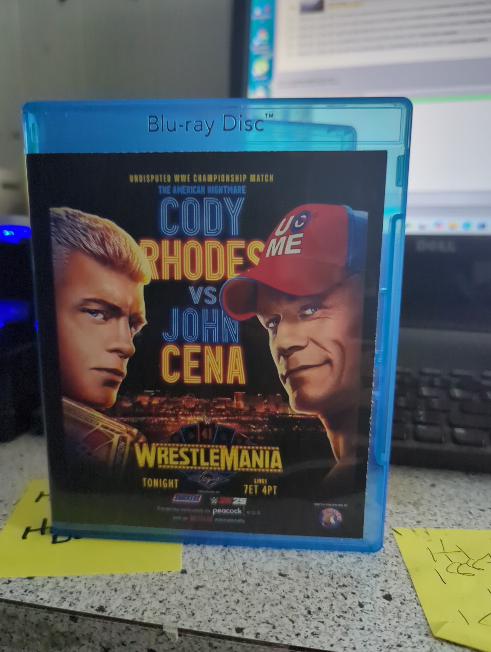 WrestleMania 41 four disc Pro Wrestling Blu-ray