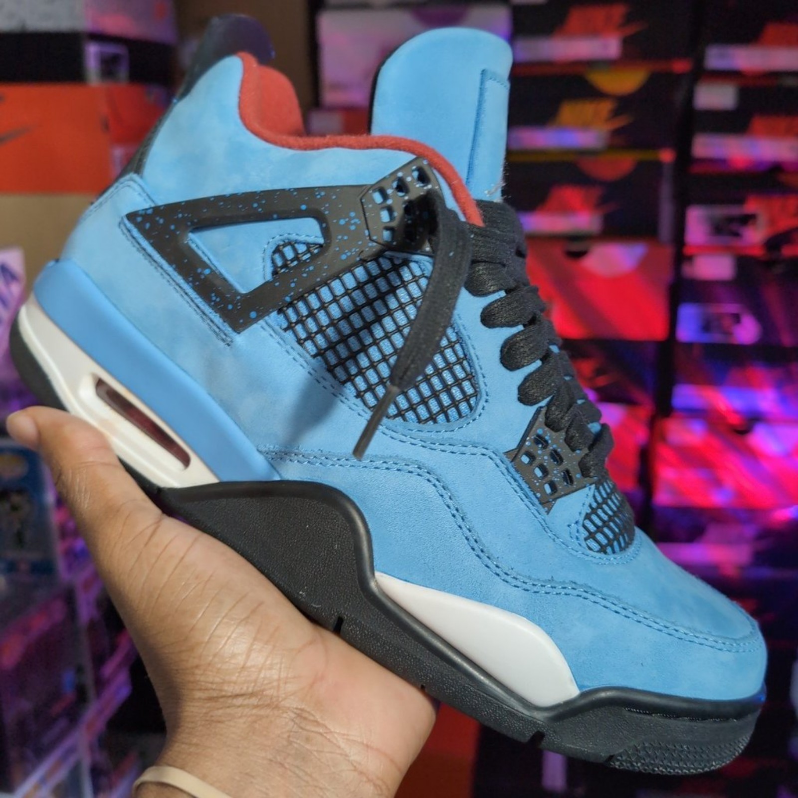 Air Jordan 4 x TS Cactus Jack 308497 406 Size 9 M 10.5 W Brand New