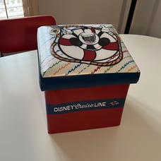 Disney Cruise Line padded storage box/stool