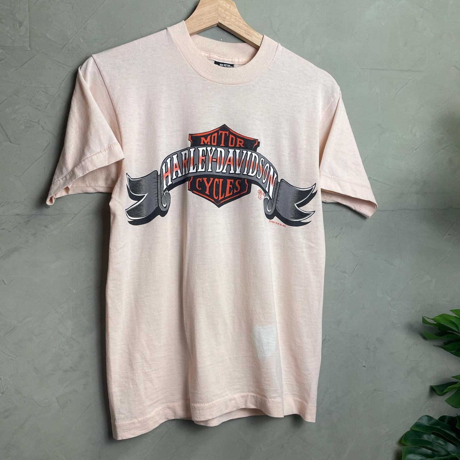 Small Vintage 1987 Harley Davidson T-Shirt