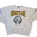 Vintage 90s Monmouth Illinois Sweatshirt Crewneck Gray XL USA Paint Marks