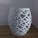 PartyLite Waves Hurricane #P91777H White