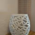 PartyLite Waves Hurricane #P91777H White