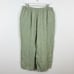 Flax Green Linen Capri Bottoms Size Large