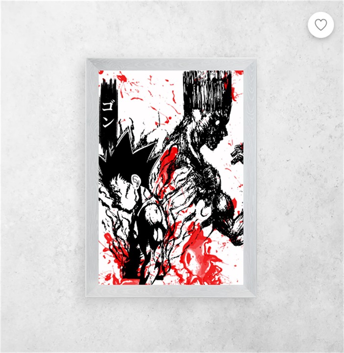 Gon Hunter Poster Painting canvas