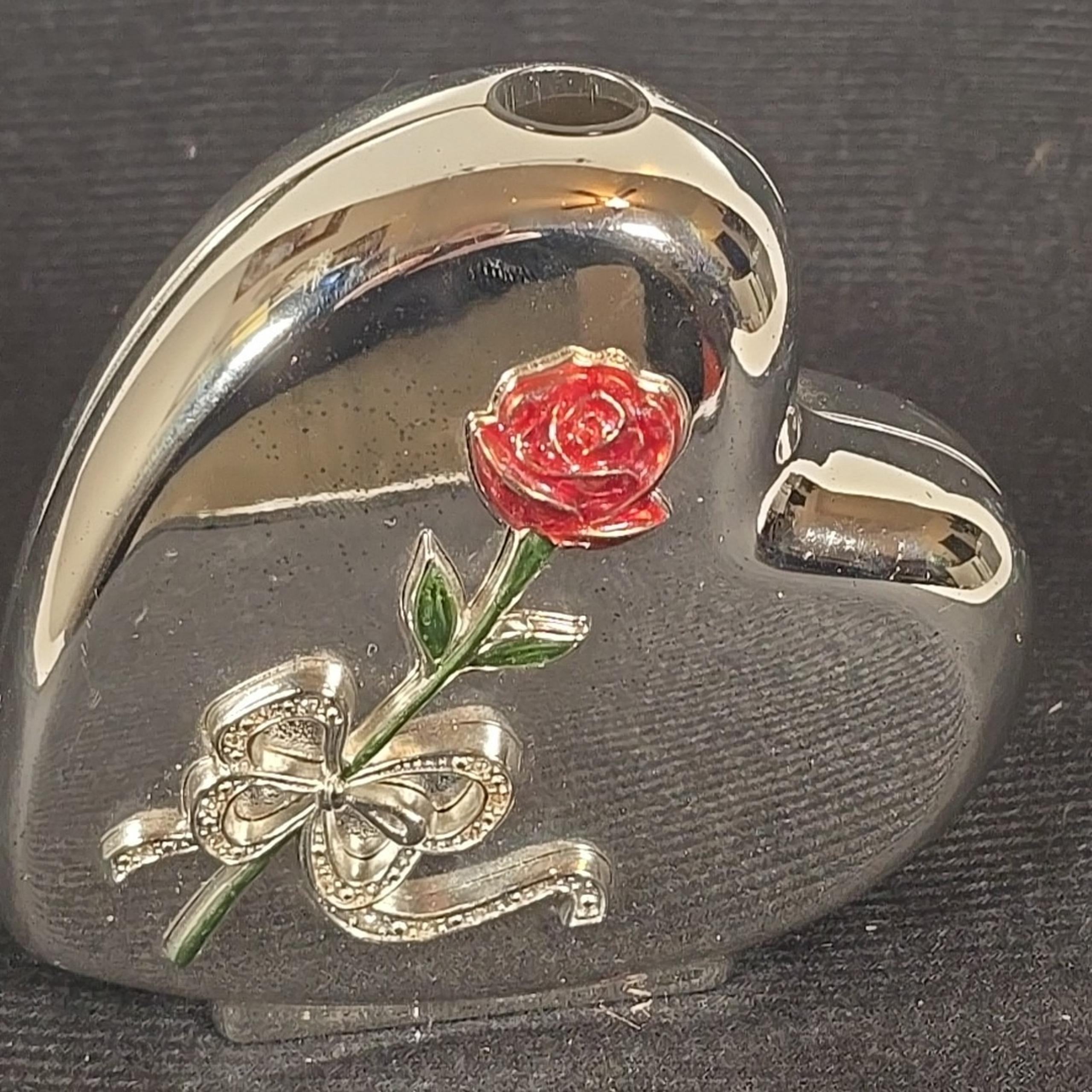 Gorham "From the Heart" SILVERPLATED bud vase