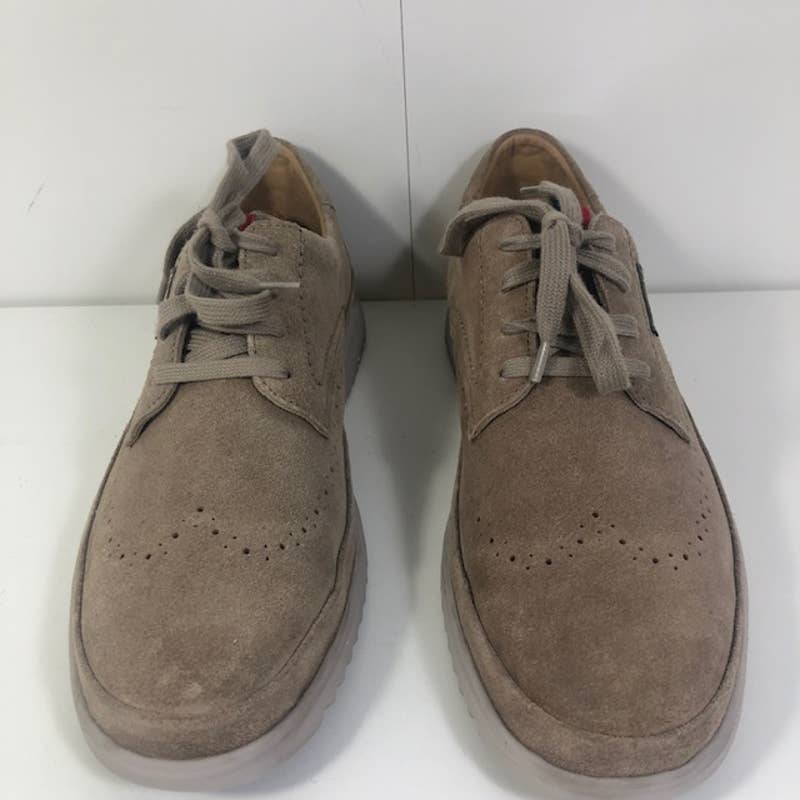 Mephisto Air Jet Suede Lace-Up Casual Shoes Brown Tan Size 9.5