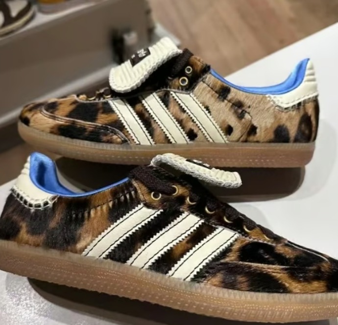 Authentic Adidas x Wales Bonner Samba Pony Leopard