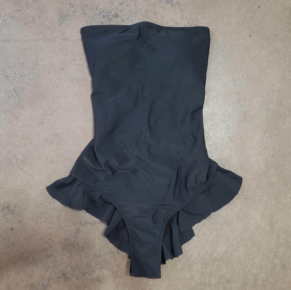 Black | FYS | Hermosa Ruffled Monokini