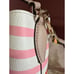 Kate Spade New York Eva Leather Bucket Crossbody & striped tote