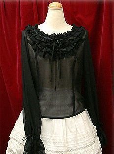 Baby the Stars Shine Bright BTSSB 2009 Elise Blouse chiffon black colorway