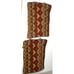 Pair Croscill Pillow Cover Cases Shams Chenille Standard 27X21 Santa Fe Rust SW