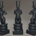 93.8'Handmade chess pieces with box, Wood carving chess set, Luxury wooden chess