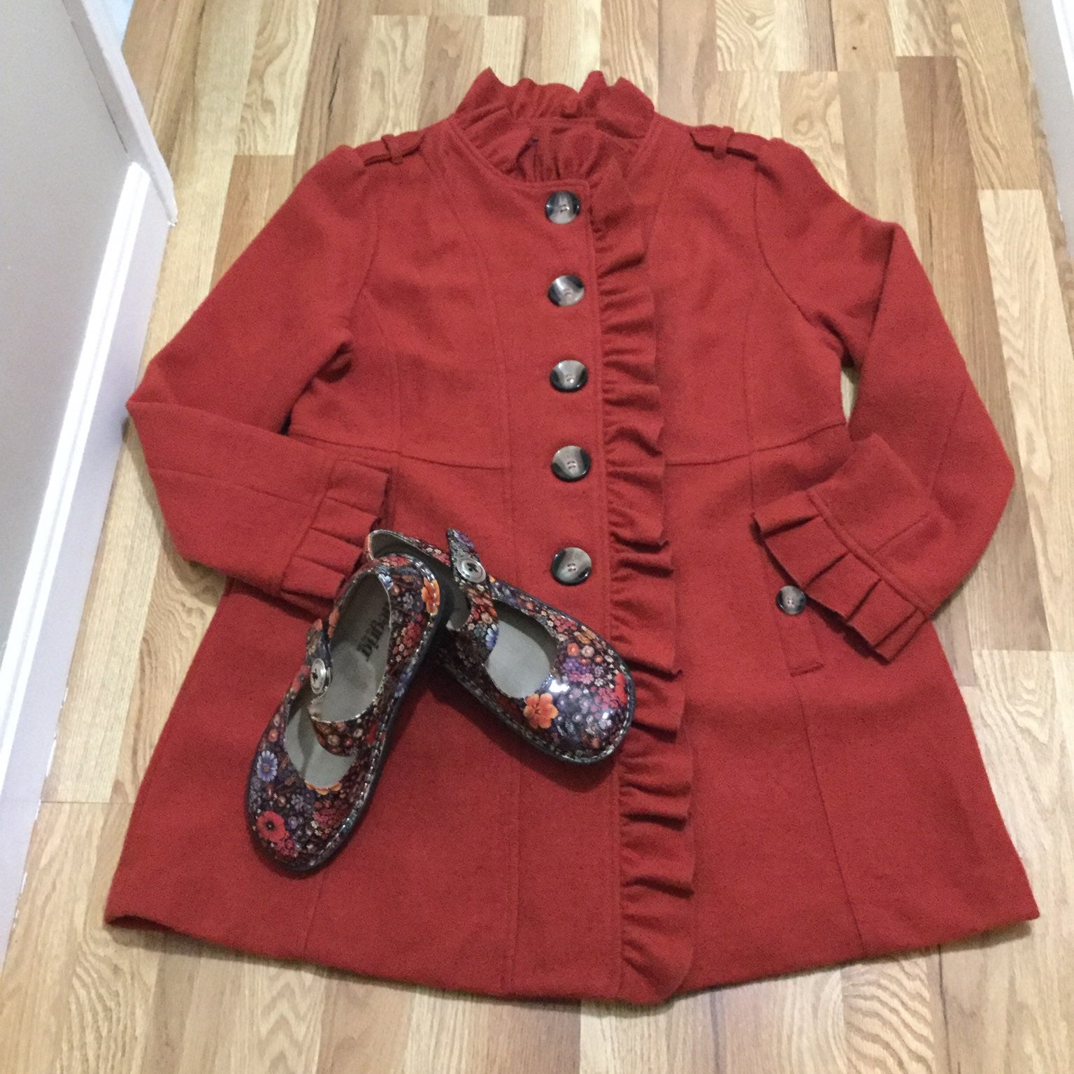 Population Wool Blend Sweater Coat