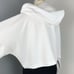 Deha Women's Feeling Feminine Cropped Hoodie White Size L