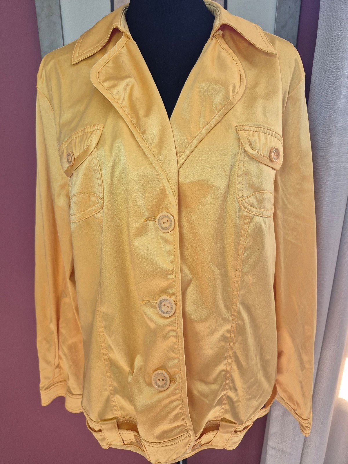 Vintage - Ben Marc Yellow Jacket - Size 16