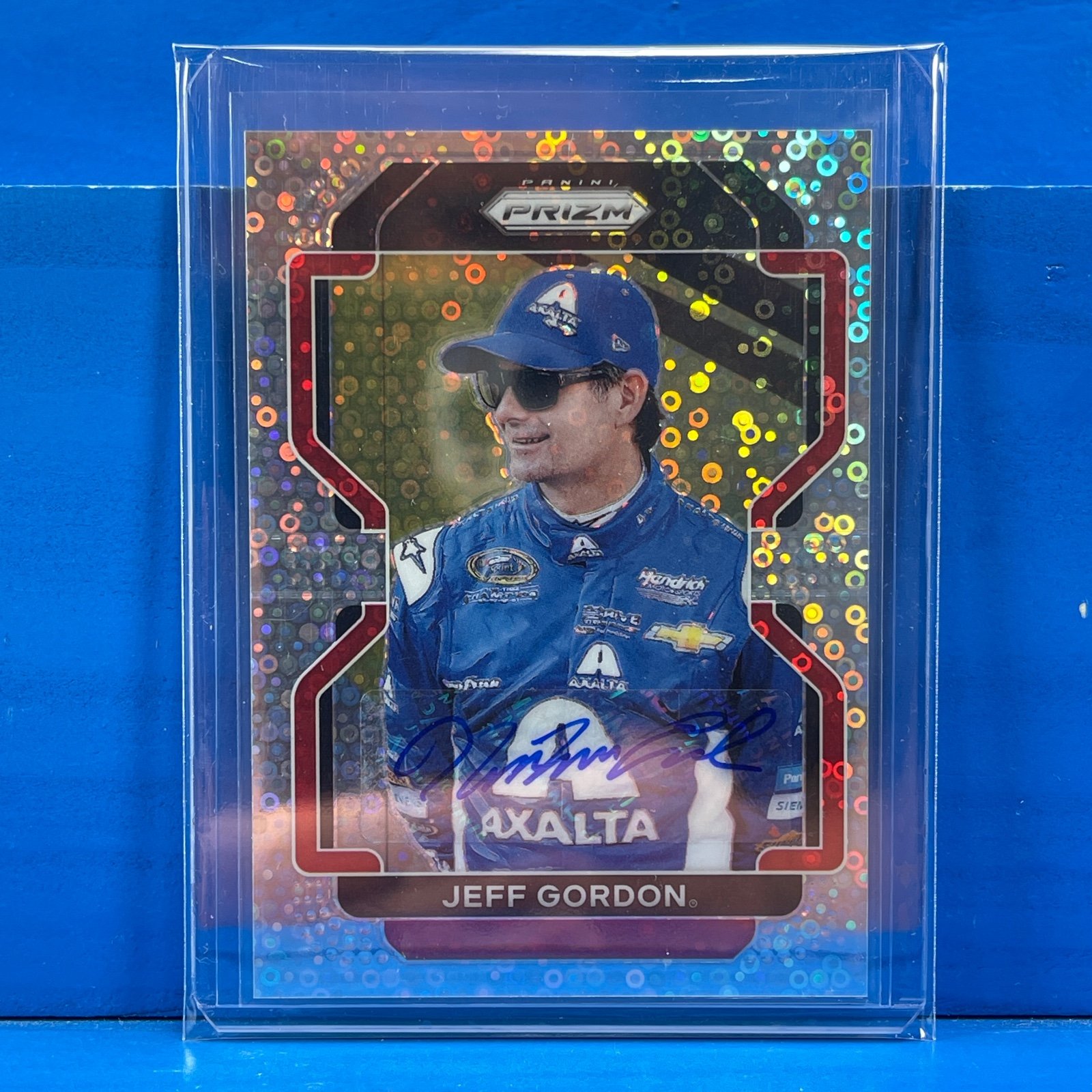 JEFF GORDON 2022 Prizm Racing NASCAR Disco Parallel SP Autograph /75 Legend AUTO