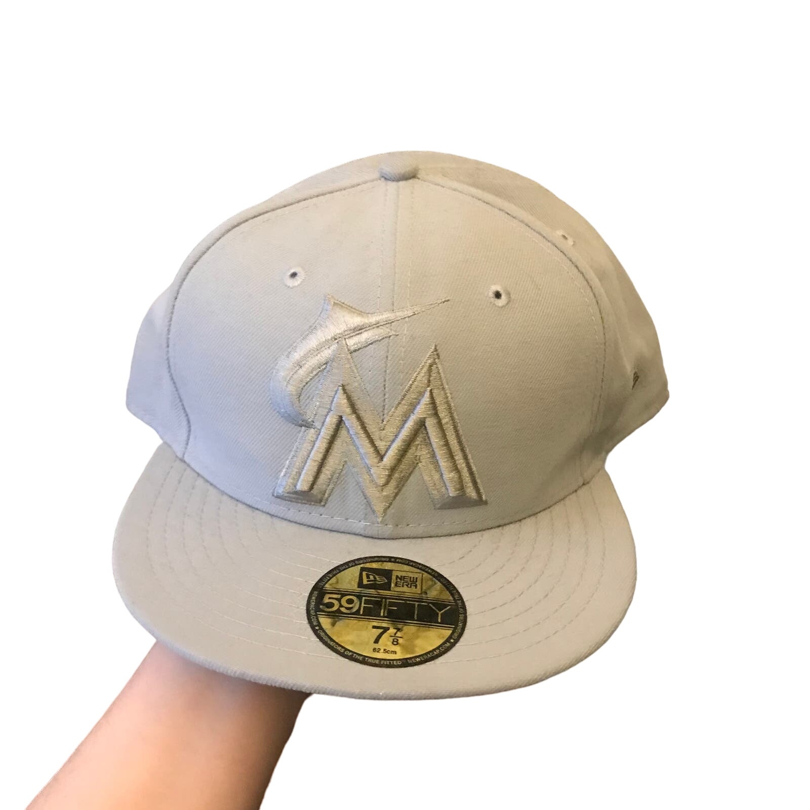 New Era miami Marlins fitted hat 7 7/8