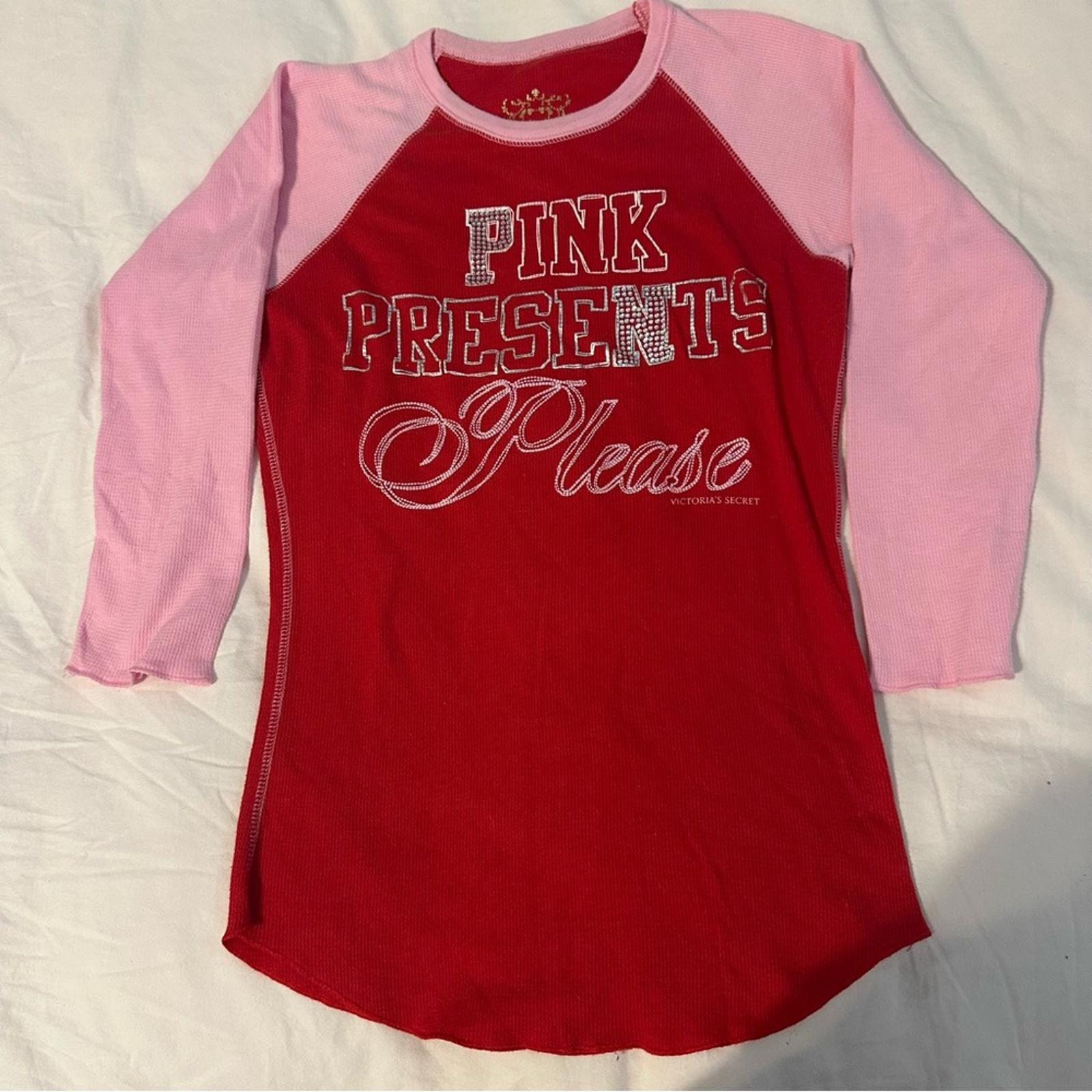 Y2K PINK Victoria Secret Long Sleeve Shirt