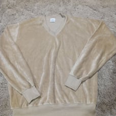 vintage mens Campus Velour pullover size large