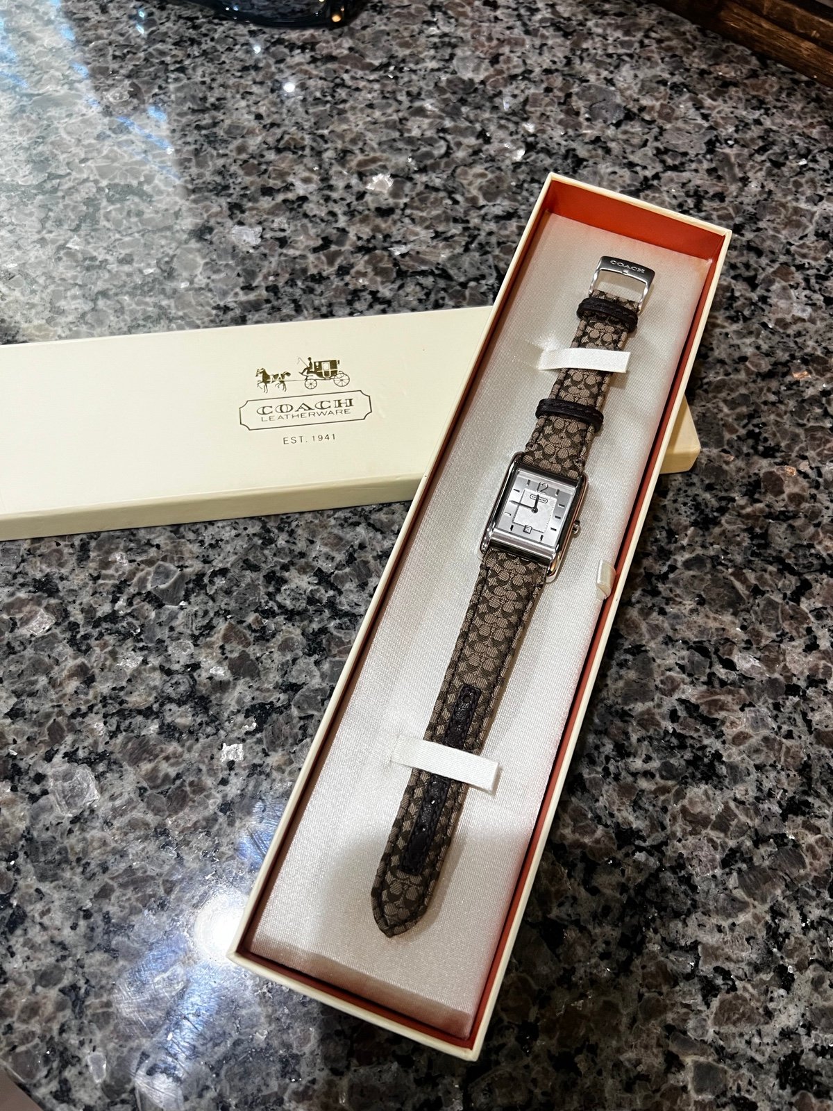 Coach Signature Band Watch