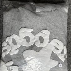 Sp5der hoodie grey beluga
