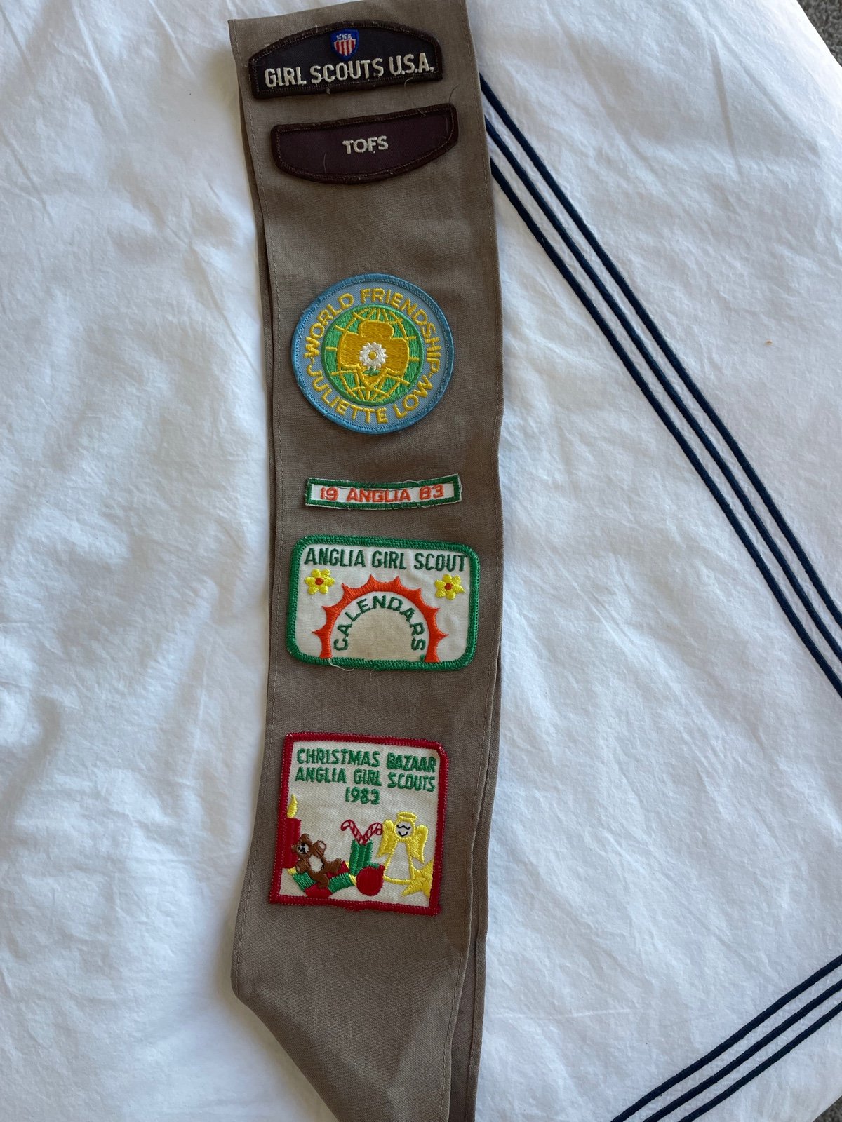 Vintage Girl Scout sash