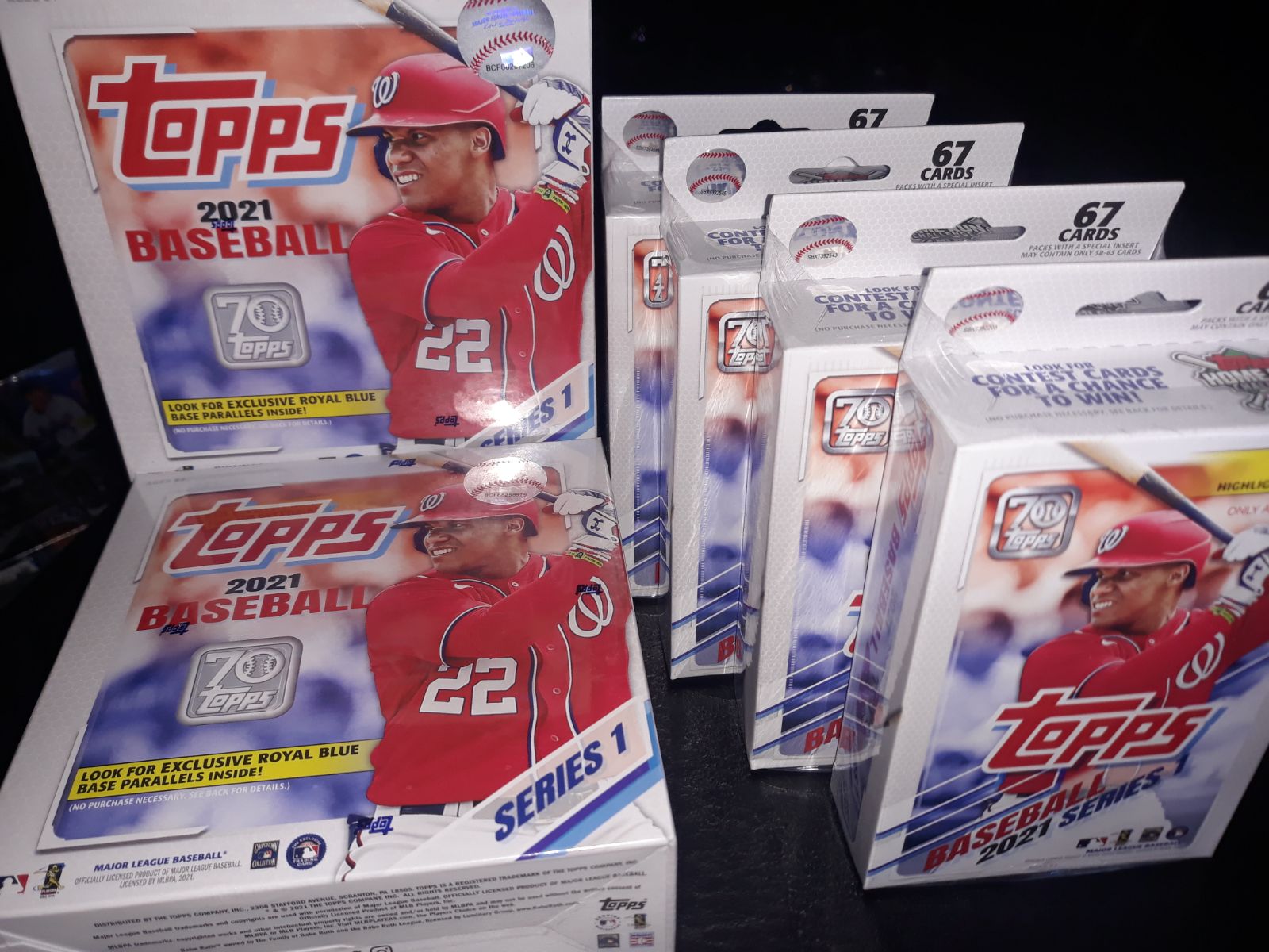 Baseball card boxes