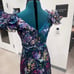 Marchesa Notte Blue Floral Maxi Dress NWT (Orginal Price: 895)