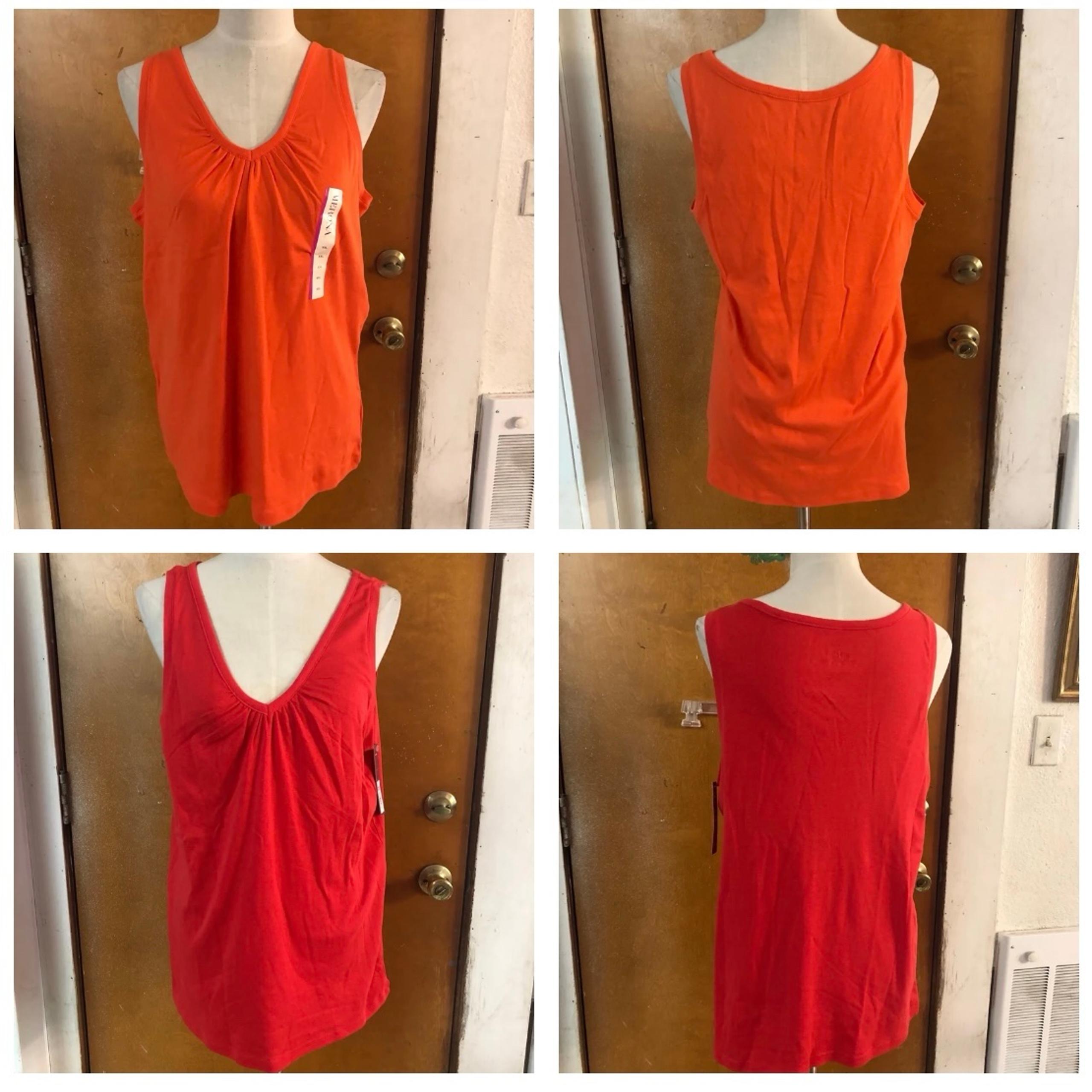 NWT Tank Top bundle.  Xxl.  Red & Orange