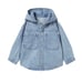 Zara hooded denim jacket