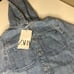 Zara hooded denim jacket
