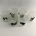 complete Set of 6 Frosted Whisky Glasses South Africa Safari Animals