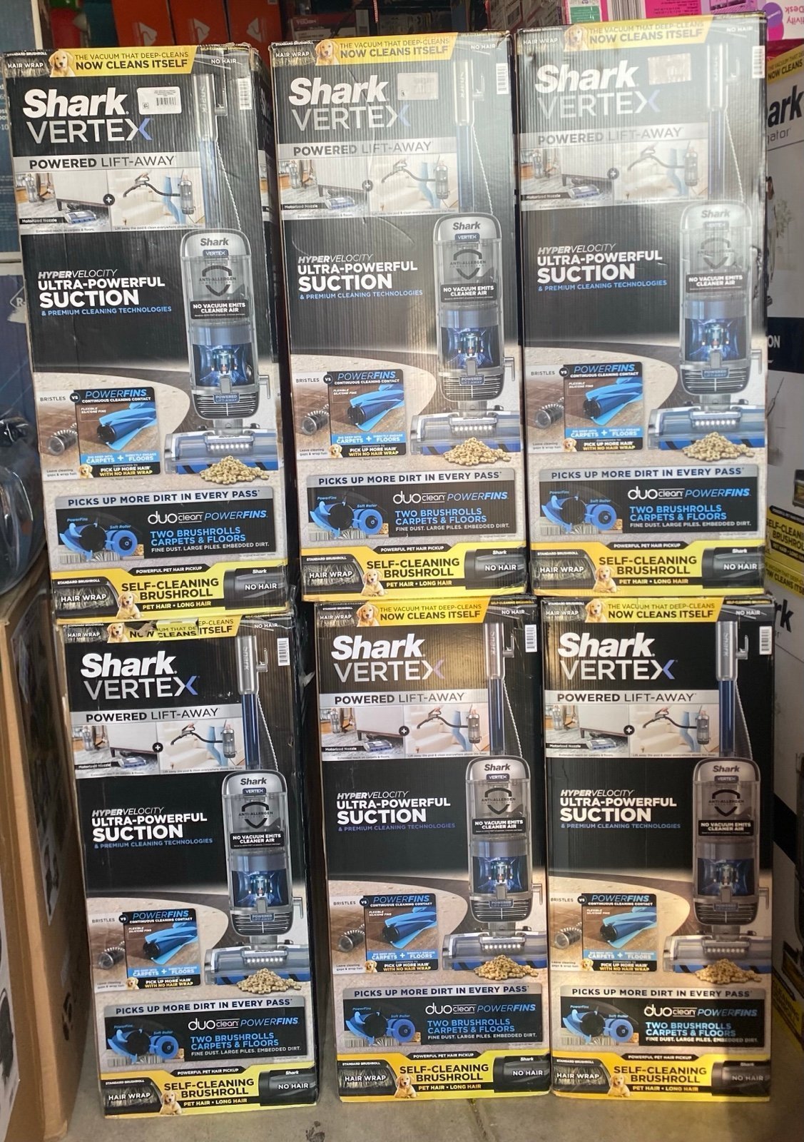 Shark® Vertex DuoClean® PowerFin Upright Vacuum Powered Lift-Away®, AZ2000