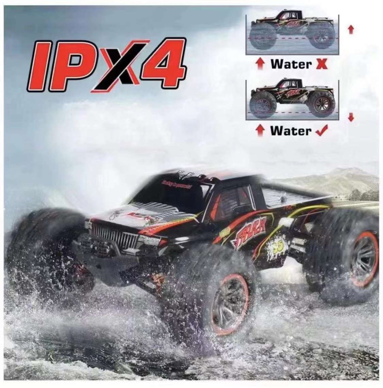 1:10 Scale Remote Control Truck with Super Motor