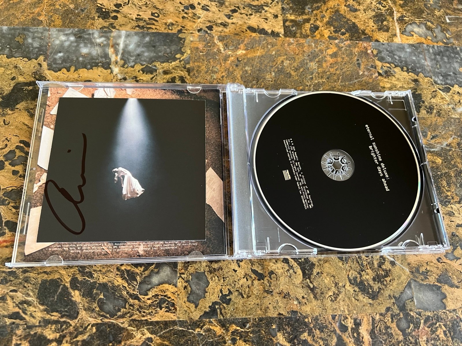 eternal sunshine brighter days ahead standard signed cd