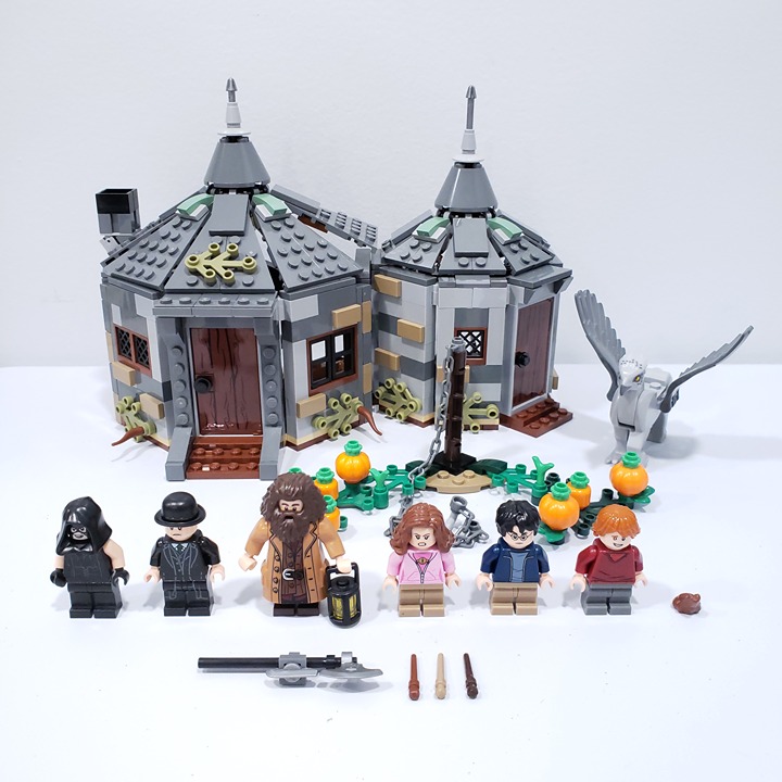 Lego 2019 Harry Potter Hagrid's Hut: Buckbeak's Rescue 75947 No Box/Manual 99%
