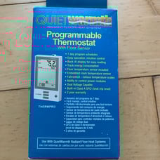 Quiet Warmth programmable thermostat