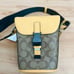 Coach Track Small Flap Crossbody In Colorblock Signature Canvas # C3134