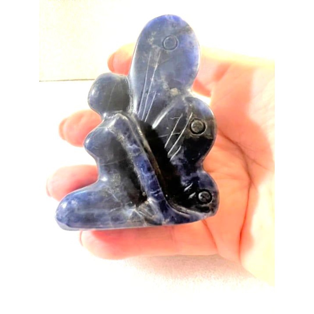 Beautiful Sodalite Fairy Carving