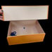 Louis Vuitton Gift Box Magnetic Orange Large Storage w/ Ribbon Empty READ