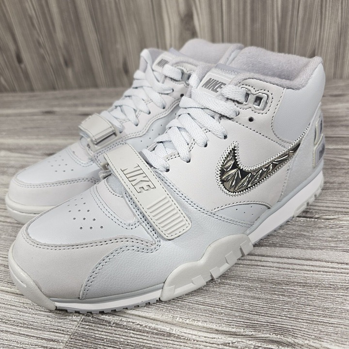 Nike Air Trainer 1 SB LVIII Pure Platinum/Metallic Silver FJ6195 002 Men Sz 6.5
