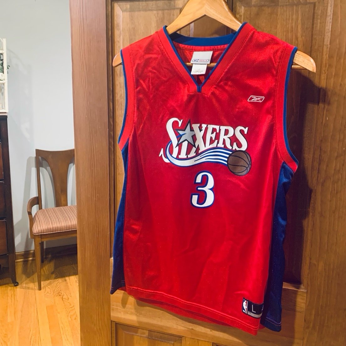 ALLEN IVERSON PHILA Philly 76ers REEBOK SWINGMAN JERSEY
