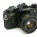 Black Canon AE-1 Program SLR Camera 50mm Lens Lot Vintage Rare Film