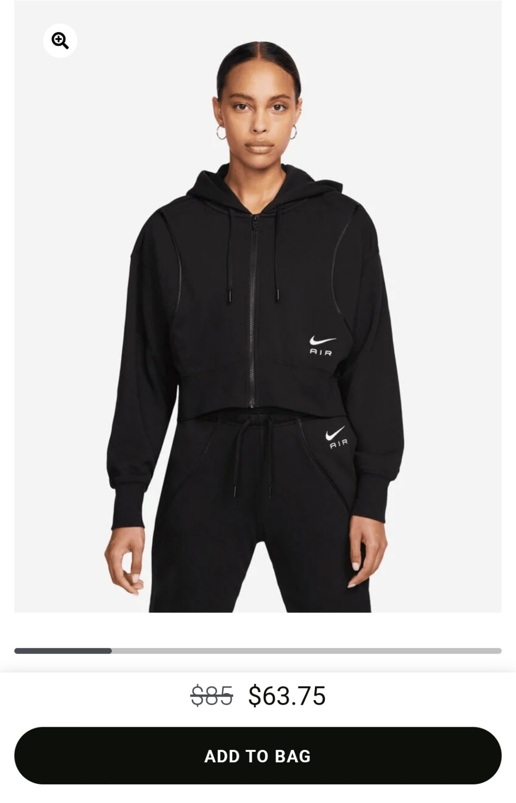 Nike Women's NSW Full-Zip Air Fleece Hoodie