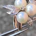 Absolutely stunning Antique genuine stunning pearl and diamond ring is 14 karat