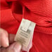 LaPointe Dress Womens Large Red One Shoulder Midi Ribbed Knit