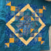 Handmade, Machine Stitched, Infant Or Toddler Quilt star