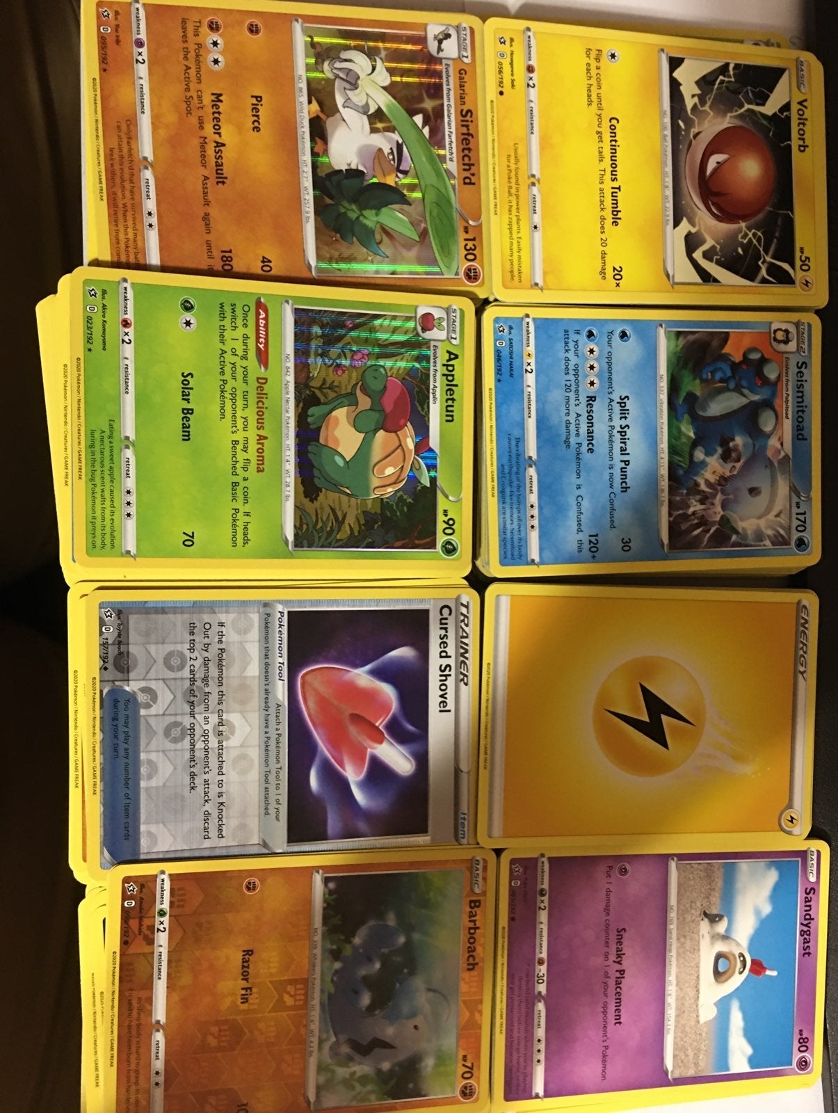300+ Pokemon cards.